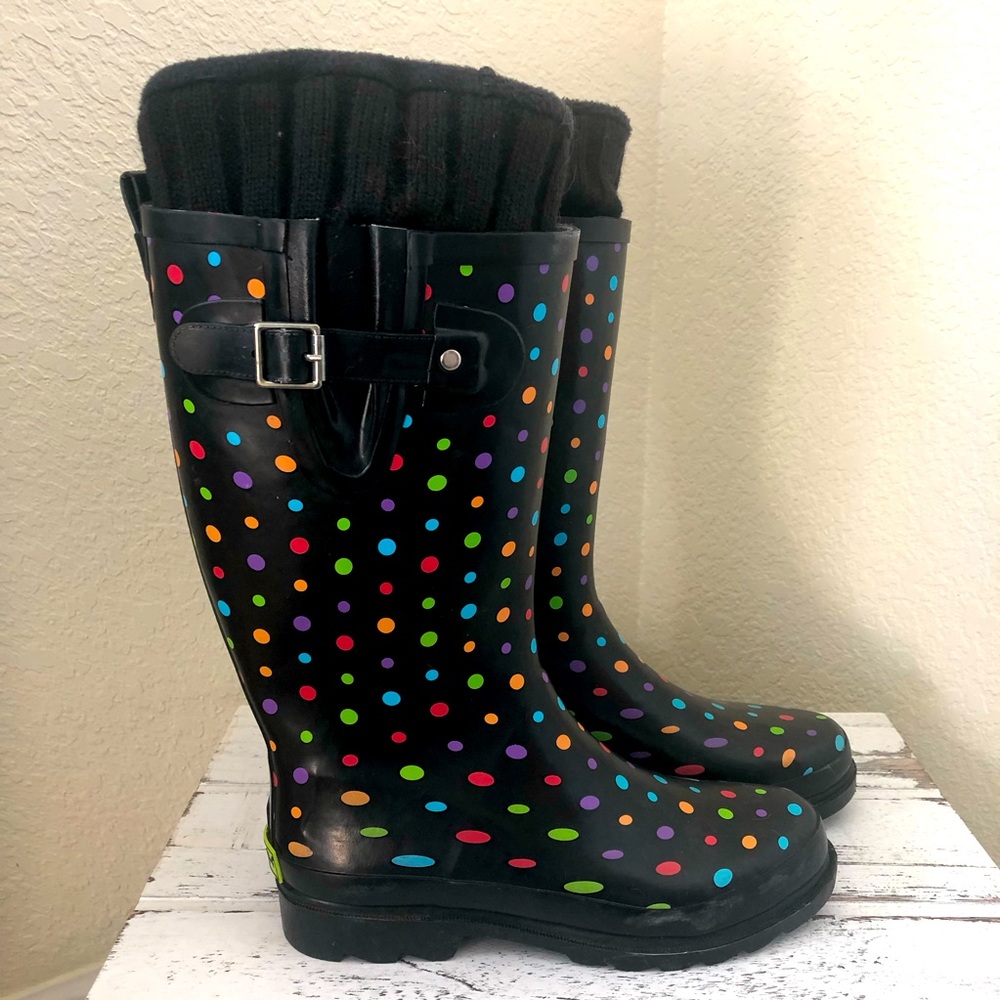 Western Chief rubber boots w/ cuffed liners